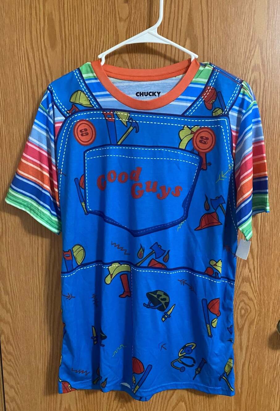 Chucky Good Guys Cosplay T-Shirt Size M (32/34) Halloween Costume Tee